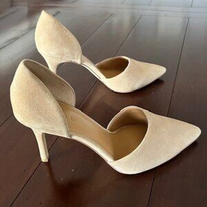 J.Crew Lana D'Orsay Pumps Suede Leather (worn 2x times), size 7.5